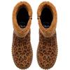 CLARKS GIRLS ANIMAL PRINT ZIP BOOT - LEOPARD ANIMAL PRINT